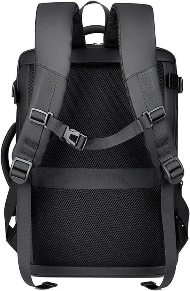 Alt view image 4 of 7 - Hard Shell Laptop Backpack for Men, 35L Expandable Business Travel Backpacks Anti Theft Gaming Computer Bag with USB Port Wet Pocket 17 Inch