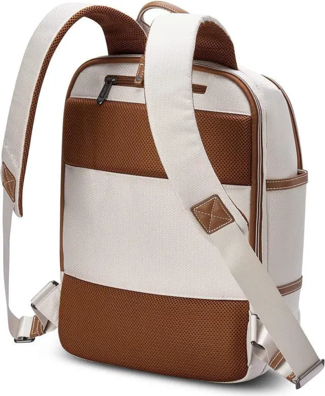 Alt view image 4 of 7 - DELSEY PARIS Chatelet Air 2.0, Laptop Backpack, Angora | Carry-On Friendly, Trolley-compatible, Laptop sleeve up to 14", Water Resistant, Recycled Fabrics