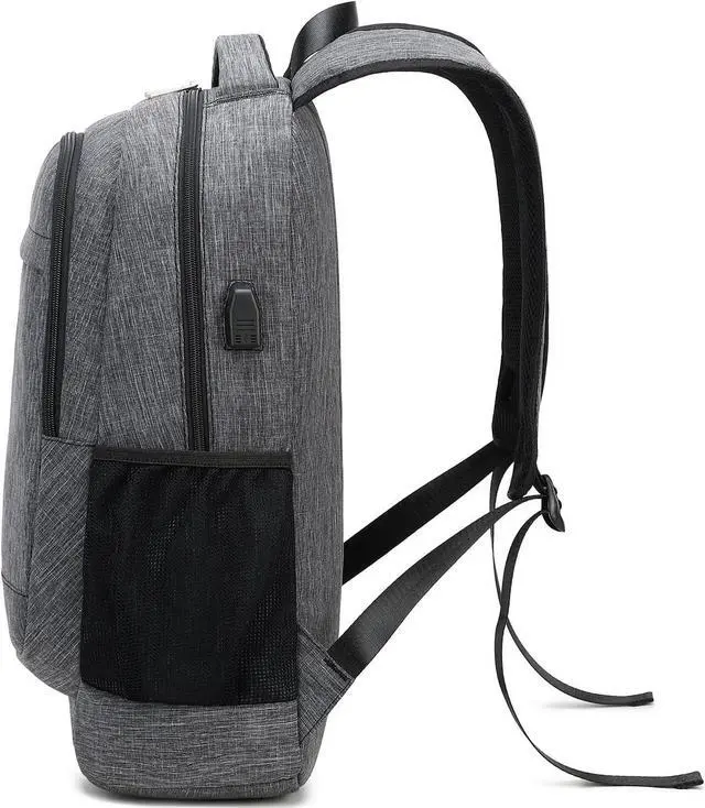 Alt view image 3 of 6 - abshoo Lightweight Boys Mens Backpack For School College Backpack Womens Girls Teen Daypack Bookbag With Laptop Compartmen (Dark Grey)