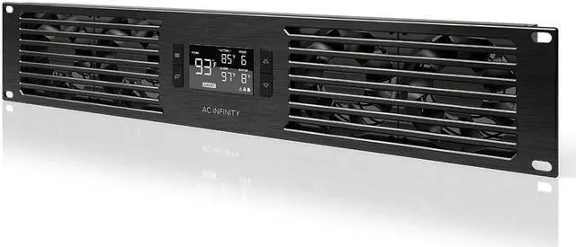 Main image of AC Infinity CLOUDPLATE X7, Rack Mount Fan Panel 2U, for Cooling Network, IT, Server 19" Racks