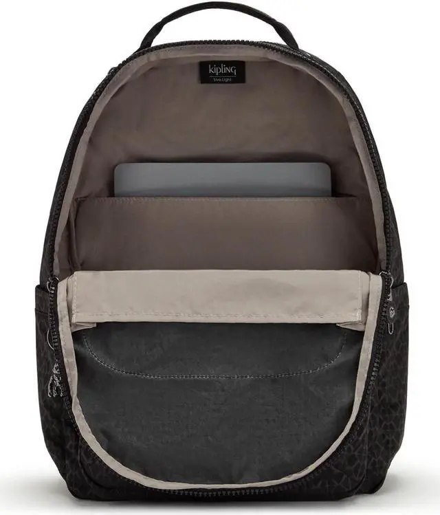 Alt view image 3 of 7 - Kipling Women's Seoul 15" Laptop Backpack, Durable, Roomy with Padded Shoulder Straps, Built-In Protective Sleeve