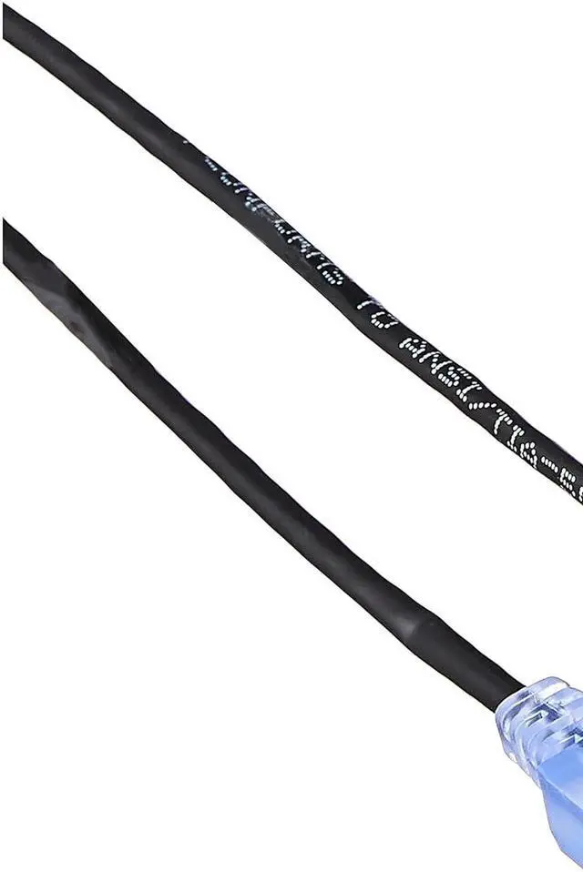 Alt view image 2 of 5 - Monoprice SlimRun Cat6A Ethernet Patch Cable - Snagless RJ45 UTP Pure Bare Copper Wire 10G 30AWG 20ft Black 5-Pack