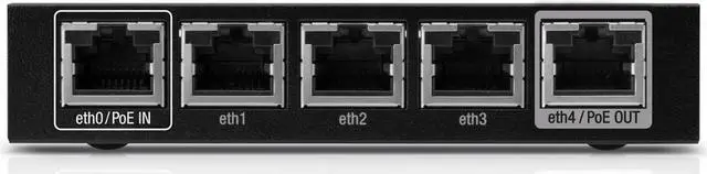 Alt view image 2 of 6 - Ubiquiti EdgeRouter X Advanced Gigabit Ethernet Routers ER-X 256MB Storage 5 Gigabit RJ45 Ports
