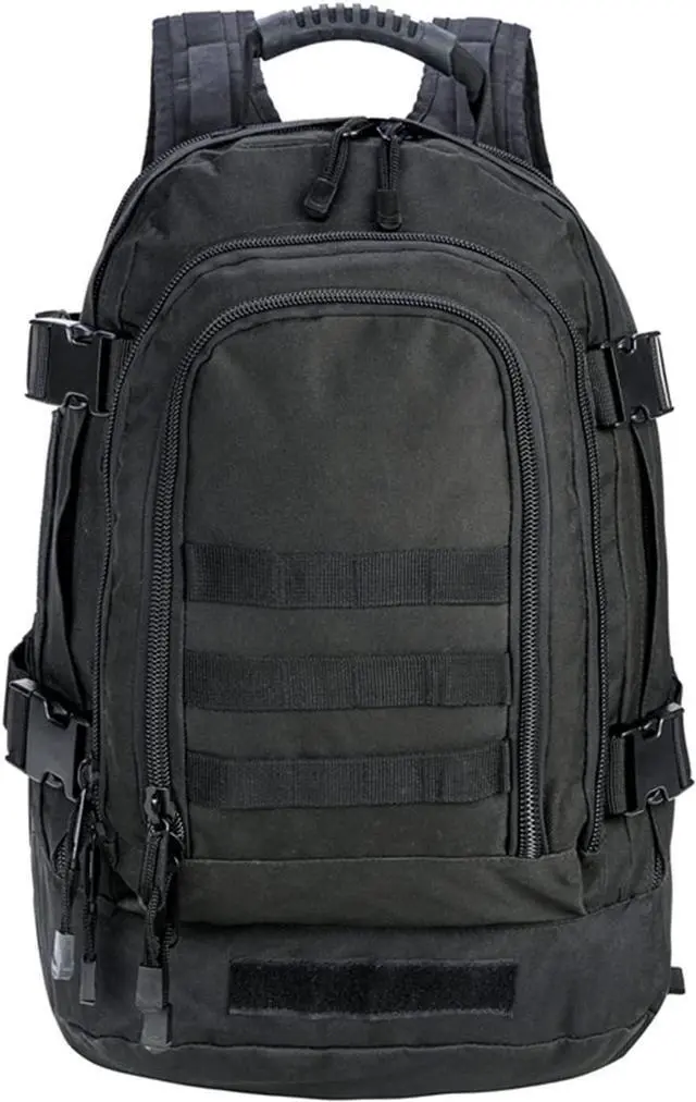 Alt view image 2 of 6 - Greencity Laptop Backpacks Tactical 3 Day Expandable Bug Out Bag Classic Case Travel HikingBlack