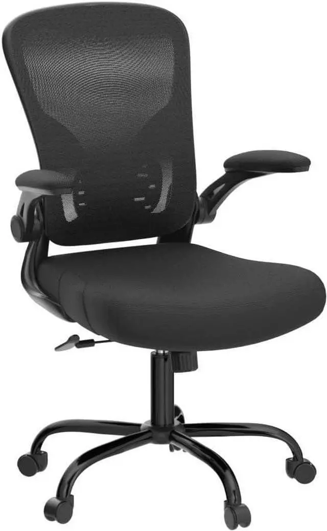 Alt view image 5 of 7 - Flysky Ergonomic Office Desk Chair Breathable Mesh Swivel Computer Chair, Lumbar Back Support Task Chair, Office Chairs with Wheels and Flip-up Arms,Executive Rolling Chair