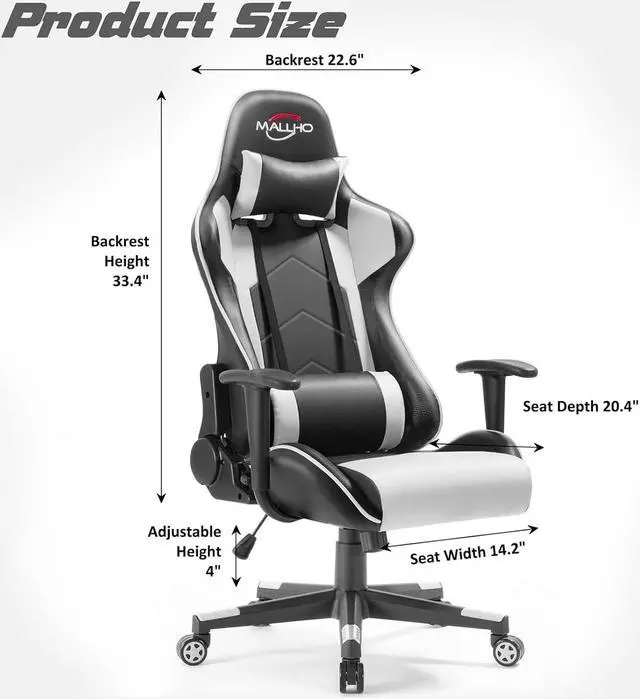 Polar Aurora Racing Computer Chairs High Back Video Gaming Chair