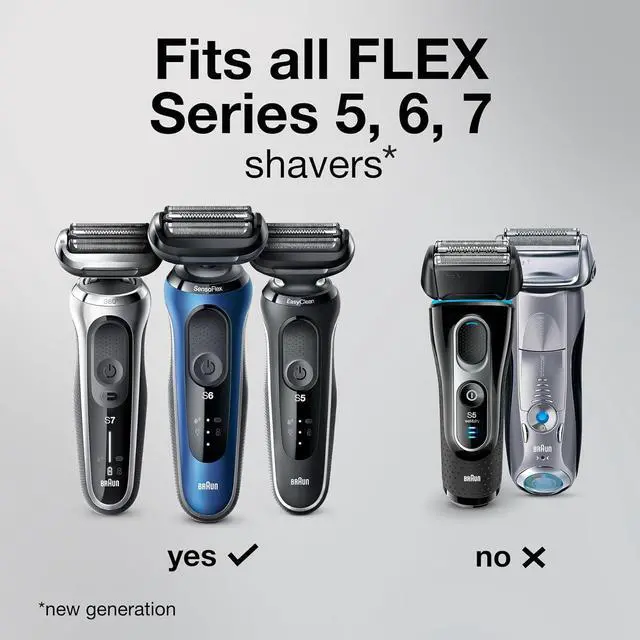 Alt view image 3 of 7 - Braun Series 5 53B Electric Shaver Head, Black  Designed for Series 5 and Series 6 shavers (New Generation)