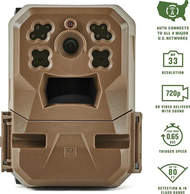 Alt view image 4 of 7 - Moultrie Edge Cellular Trail Camera - 2-Pack, 33MP