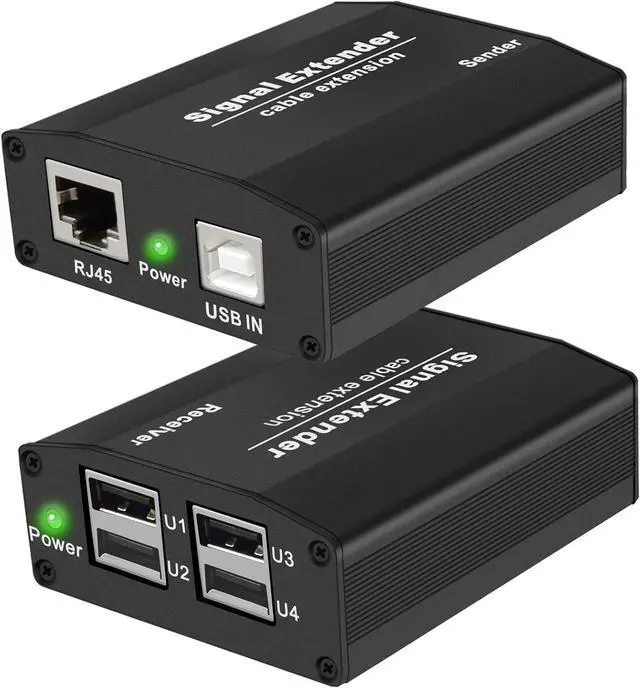 USB 2.0 エクステンダー オーバーイーサネット HUB Cat5e / 6 Amazon | USBエクステンダーオーバーイーサネットUSB 2.0 HUB