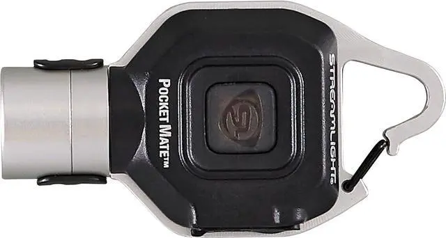Alt view image 3 of 7 - Streamlight 73300 Pocket Mate 325-Lumen Keychain/Clip-on USB Rechargeable Flashlight, Silver