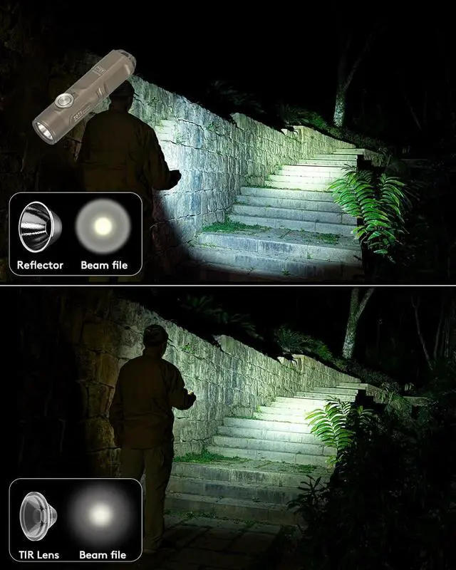 Alt view image 4 of 7 - RovyVon Aurora A3 Pro G4 USB-C 7000K Keychain Flashlight, 650 High Lumen Super Bright with EDC Mini Size,Scratch Resistant Little Tiny Gadgets,5 Mode,Type-C Rechargeable, for Pocket Outdoor