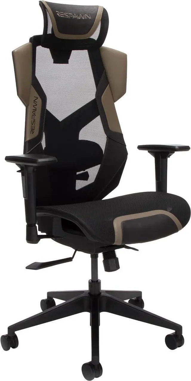 RESPAWN FLEXX Mesh Gaming Chair with Lumbar Support, Ergonomic 