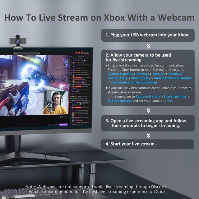 Alt view image 7 of 7 - NexiGo N60 1080P Webcam with Microphone, Adjustable FOV, Zoom, Software Control & Privacy Cover, USB HD Computer Web Camera, Plug and Play, for Zoom/Skype/Teams, Conferencing and Video Calling
