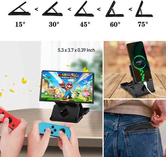 Alt view image 5 of 7 - Accessories Bundle for Nintendo Switch Animal Pack Crossing - YOOWA Accessory kit NS Animal Set Crossing with Carrying Case Protective Cover Screen Protector Game Card Holder Play Stand Thumb Grips