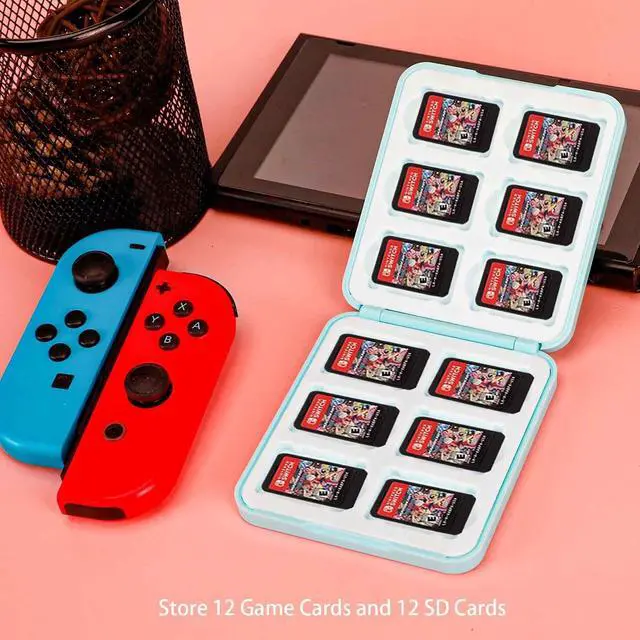 Alt view image 6 of 7 - Accessories Bundle for Nintendo Switch Animal Pack Crossing - YOOWA Accessory kit NS Animal Set Crossing with Carrying Case Protective Cover Screen Protector Game Card Holder Play Stand Thumb Grips