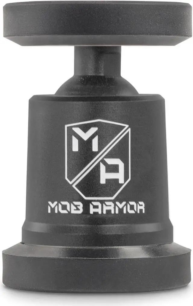 Main image of Mob Armor MobNetic Maxx - USA Assembled Magnetic Phone Holder for Car, Magnetic Car Phone Mount, 90-Degree Tilt, 360-Degree Rotation, Aluminum Metal, Compatible with iPhone & Android - Black