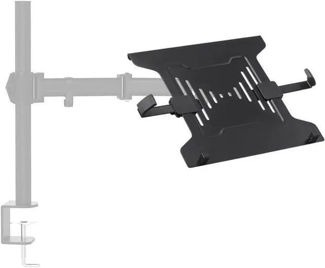Main image of Monoprice Laptop Holder Attachment for Desk Mounts - Ideal for Work, Home, Office Laptops, Black - Workstream Collection