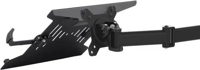 Alt view image 5 of 6 - Monoprice Laptop Holder Attachment for Desk Mounts - Ideal for Work, Home, Office Laptops, Black - Workstream Collection