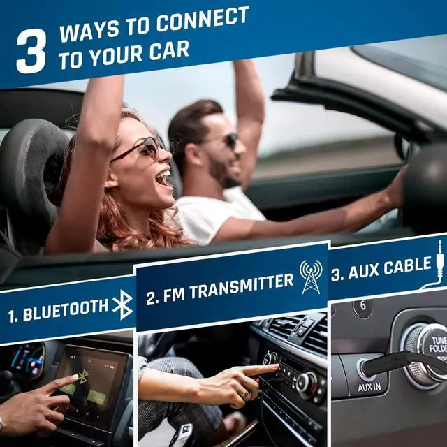 Alt view image 3 of 7 - KLIM Discover + Portable CD Player Walkman with Long-Lasting Battery + New 2024 + with Headphones + Radio FM + Compatible MP3 CD Player Portable + SD Card, FM Transmitter, Bluetooth + Ideal for Cars