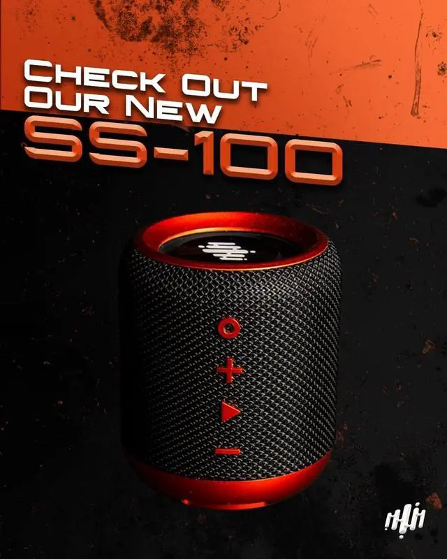 Alt view image 5 of 5 - Pure-Hypr Audio SS-100 Sasquatch Sound Weatherproof Speaker | Portable Bluetooth Speaker | Powerful Bass, Built in FM Radio, Rugged, Hours of Enjoyment | White