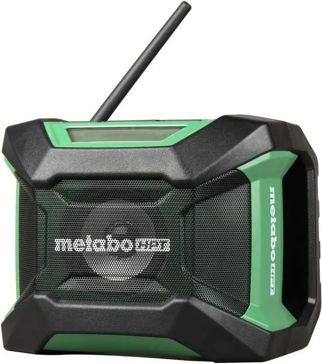 Alt view image 3 of 7 - Metabo HPT 18V MultiVolt Cordless Bluetooth Radio, Powerful Sound with 15 Level Equalizer, 18 Hour Runtime, Compact and Lightweight, Bluetooth Connection, Tool Body Only, UR18DAQ4