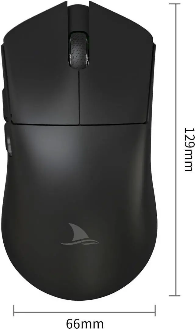 Alt view image 7 of 7 - Darmoshark M3 Wireless Gaming Mouse,Tri-Mode 2.4G/USB-C/Bluetooth Mouse Up to 26000DPI,PAW3395 optical sensor Lightweight 58g,5 programmable button 500MAh Battery Life,Computer Mouse for Laptop,PC,Mac