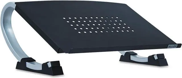 Main image of Allsop Redmond Adjustable Laptop Stand, Vented Curved Sturdy Metal Ergonomic Riser