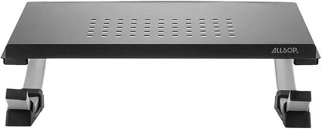 Alt view image 7 of 7 - Allsop Redmond Adjustable Laptop Stand, Vented Curved Sturdy Metal Ergonomic Riser
