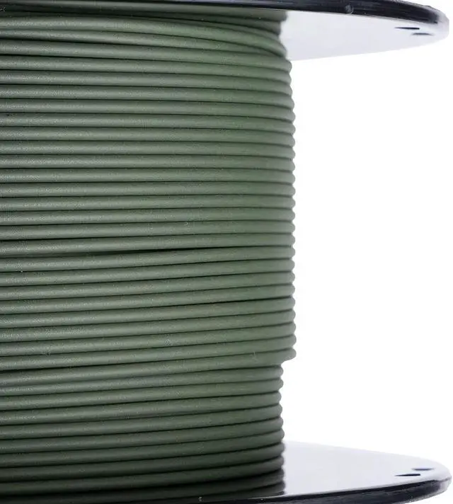 Alt view image 2 of 6 - HATCHBOX Matte PLA 3D Printer Filament, Dimensional Accuracy +/- 0.03 mm, 1 kg Spool, 1.75 mm, Olive Green
