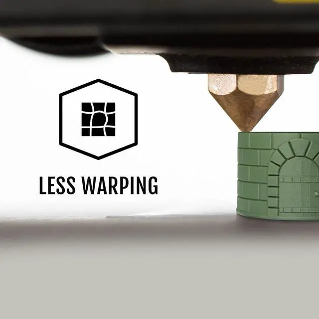 Alt view image 5 of 6 - HATCHBOX Matte PLA 3D Printer Filament, Dimensional Accuracy +/- 0.03 mm, 1 kg Spool, 1.75 mm, Olive Green