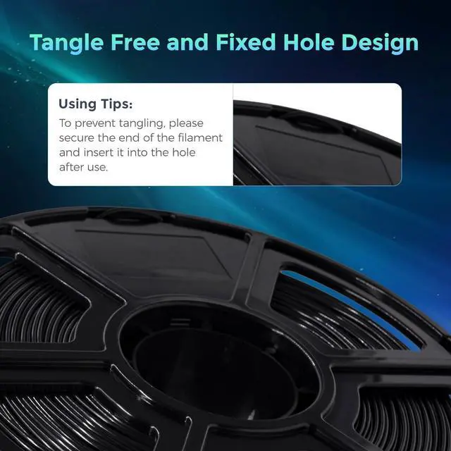 Alt view image 4 of 6 - FLASHFORGE PLA Flexible 1.75 mm, 4X longer stretch 3D Printer Filament 1Kg (2.2lbs) Spool - Dimensional Accuracy +/- 0.02 mm, Ideal for Printing Soft Accessories
