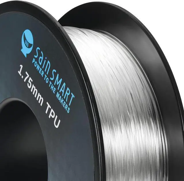 Alt view image 3 of 7 - SainSmart - 101-90-165 Clear Flexible TPU 3D Printing Filament, 1.75 mm, 0.8 kg, Dimensional Accuracy +/- 0.05 mm