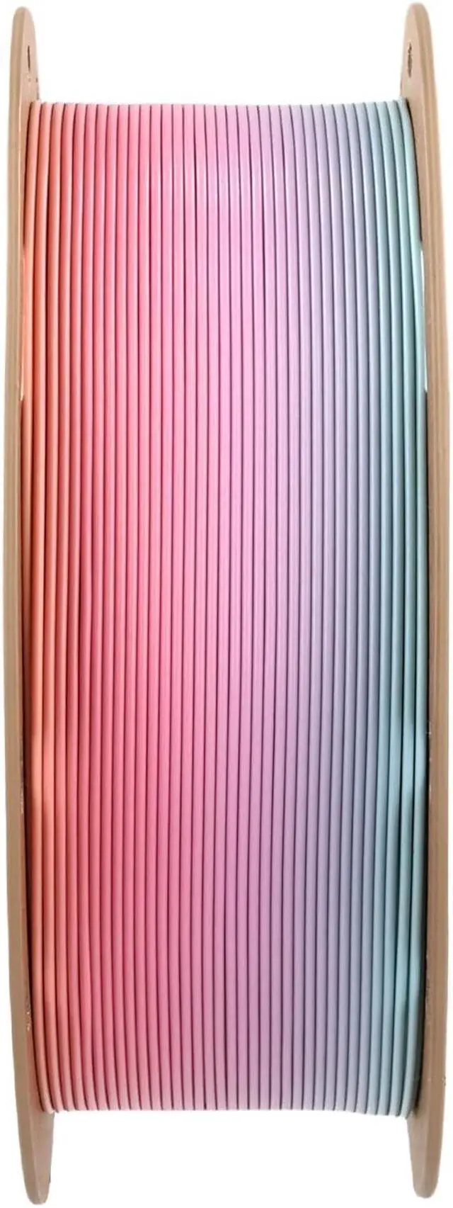 Alt view image 7 of 7 - Polymaker Panchroma Gradient Satin Rainbow 3D Printer PLA Filament 1.75mm, Multicolor 3D Printing PLA Filament, 1kg Spool (2.2lbs)