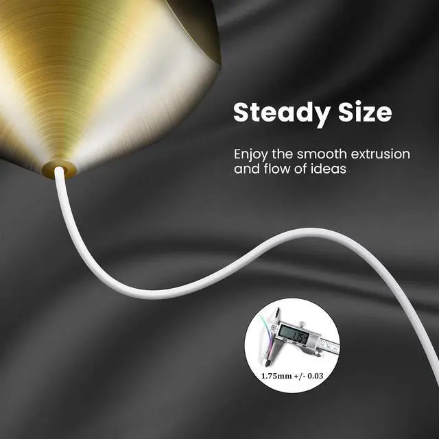 Alt view image 7 of 7 - Silk PLA Filament 1.75mm Royal Blue 1KG, Shiny High Gloss Finish, Perfectly Wound, Accuracy +/-0.02mm 3D Printer Filament Vacuum Packaging