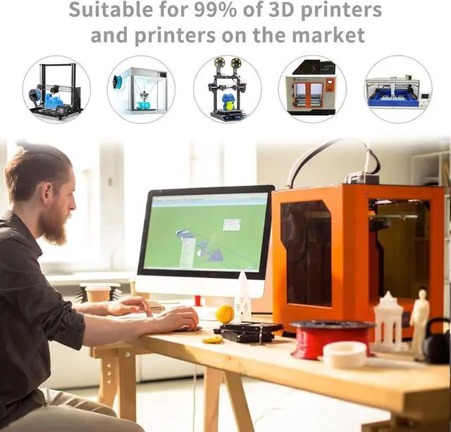 Alt view image 7 of 7 - iSANMATE High Speed Transparent 3D Printer Filament, Clear PLA 1.75mm, Fast Printing Speed, Dimensional Accuracy 0.02mm, 1kg Spool (2.2lbs)