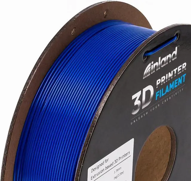Alt view image 5 of 7 - INLAND Micro Center PLA+ 3D Printing Filament 1.75mm - PLA Pro Dimensional Accuracy +/- 0.03 mm - 1kg Cardboard Spool (2.2 lbs) (1 Pack Blue, 1.75mm)