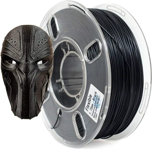 Main image of TPU Filament PRILINE,98A TPU Flexible Soft 3D Printer Filament 1KG 1.75mm Spool,Black
