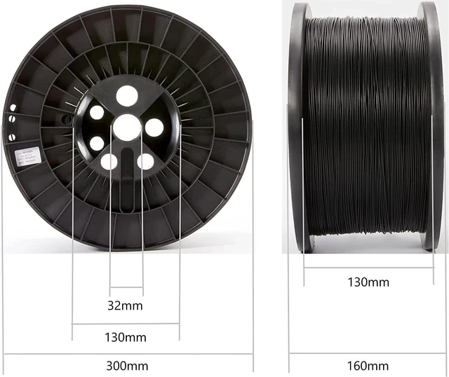 Alt view image 5 of 7 - Polymaker PLA Filament 1.75mm Grey 5KG Spool, Neatly Wound