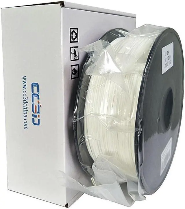 Alt view image 6 of 7 - CC3D Max PLA Filament White 1.75mm 1KG 3D Printer PLA Pro Plus Filament FDM 3D Printing Material Stronger + White Color