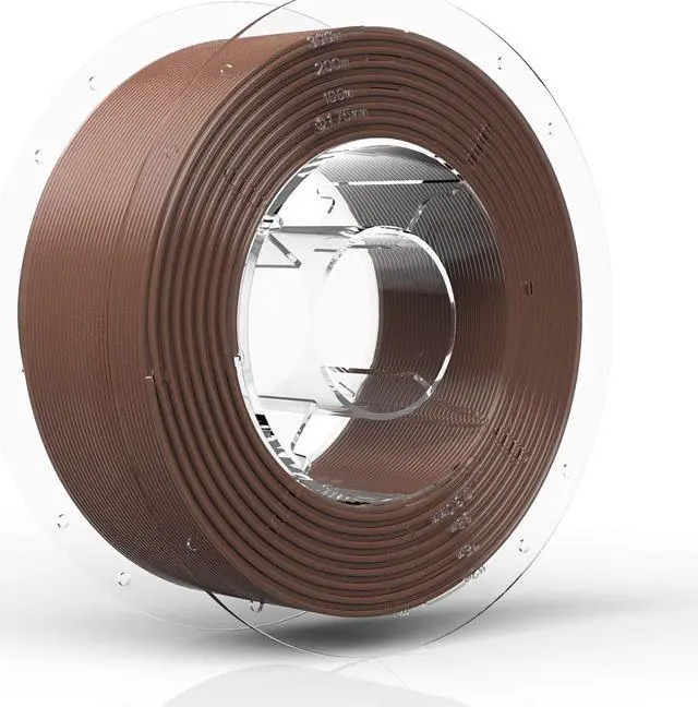 Main image of SainSmart PRO-3 Tangle-Free Premium PETG Filament 1.75mm Skin Tone Filament for 3D Printing,Dark Brown,Model Figures and Prosthetics Printing, Dimensional Accuracy +/- 0.02mm, 1 KG/2.2 LBS