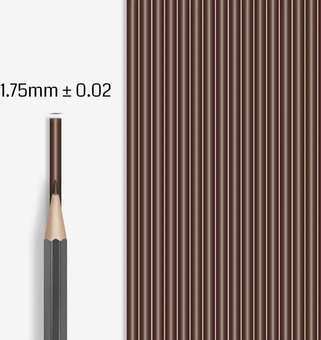 Alt view image 4 of 7 - SainSmart PRO-3 Tangle-Free Premium PETG Filament 1.75mm Skin Tone Filament for 3D Printing,Dark Brown,Model Figures and Prosthetics Printing, Dimensional Accuracy +/- 0.02mm, 1 KG/2.2 LBS