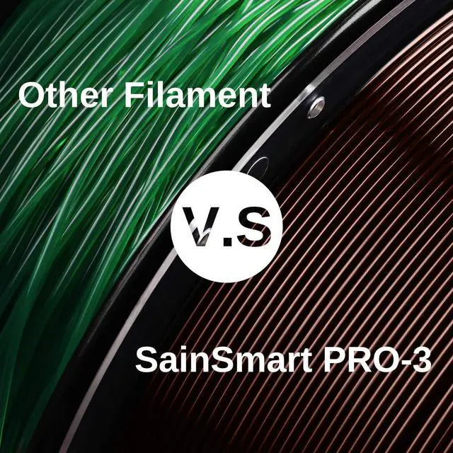 Alt view image 6 of 7 - SainSmart PRO-3 Tangle-Free Premium PETG Filament 1.75mm Skin Tone Filament for 3D Printing,Dark Brown,Model Figures and Prosthetics Printing, Dimensional Accuracy +/- 0.02mm, 1 KG/2.2 LBS