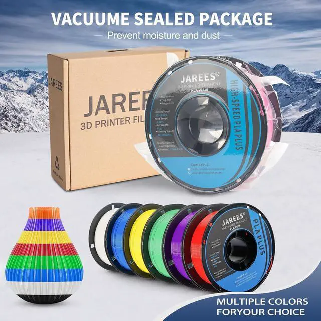 Alt view image 6 of 6 - PLA Plus(PLA+) Filament 1.75mm, Higher Toughness Magenta Pink 3D Printer Filament PLA, High Speed PLA Pro 1kg Spool (2.2lbs), Dimensional Accuracy +/- 0.02 mm, Fit Most FDM Printer