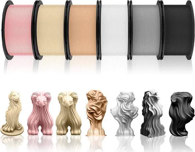 Main image of Pangda 3D Printer Filament Pla Bundle 1.75mm Multicolor, ±0.02mm Dimensional Accuracy, 3D Printing Filament for DIY Projects, Holiday Crafts(1.5 kg,Boho Color)