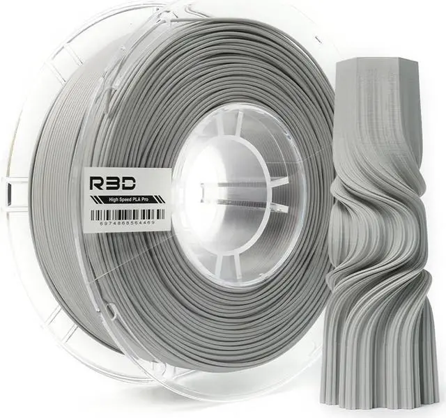 Main image of R3D High Speed PLA Pro Filament 1.75mm 1KG, 3D Printer Filament for 30-600 mm/s High-Speed Printing, Dimensional Accuracy +/- 0.02 mm, Plastic Spool, Compatible with AMS (Matte Gray)