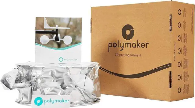 Alt view image 6 of 7 - Polymaker ASA Filament 2.85mm White, 3kg ASA 3D Printing Filament, Heat & Weather Resistant - ASA 3D Printer Filament Perfect for Printing Outdoor Functional Parts