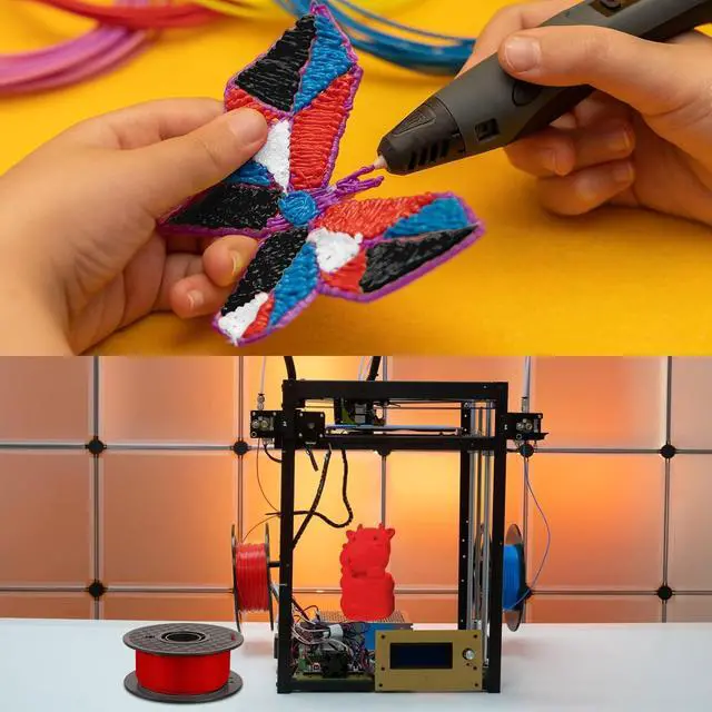 Alt view image 2 of 6 - PLA 3D Printer Filament 1.75mm Neatly Wound 3D Printing Bundle, 3D Printing PLA Filament with Dimensional Accuracy +/- 0.02mm for High Speed 3D Printers, Blue Black White Red Purple