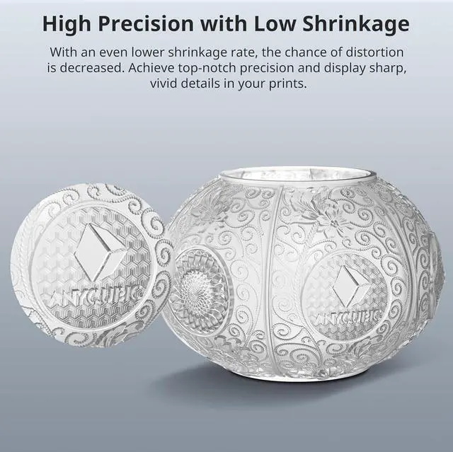 Alt view image 4 of 7 - ANYCUBIC 3D Printer Resin, ABS-Like Resin Pro 2 with Enhanced Strength and Toughness, Performance far Superior to ABS-Like Resin, Low Odor, Wide Compatible for All Resin 3D Printers (Clear, 1kg)