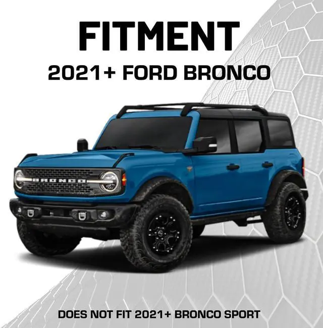 Alt view image 5 of 7 - Bulletpoint Metal Bronco Phone Holder Mount + Action Camera Mount Compatible with 2021+ Ford Bronco Holds 3 Devices Replaces Accessory Ready Panel