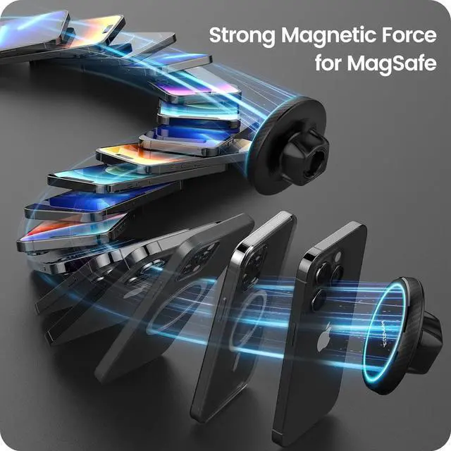 Alt view image 3 of 7 - APPS2Car Magnetic Phone Mount for Magsafe